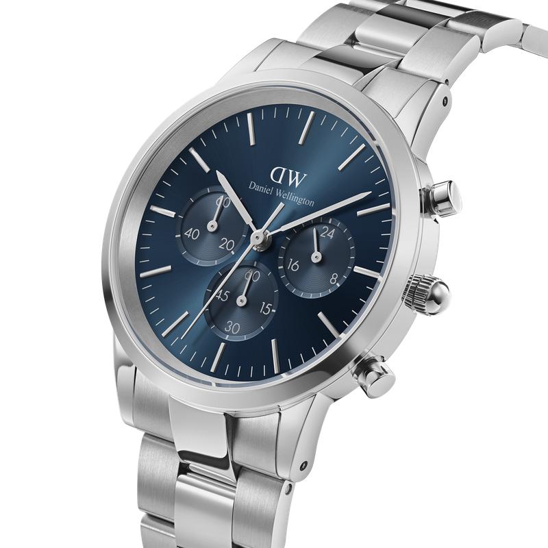 Daniel Wellington Men's Watch - Iconic Link 40mm Silver - 0