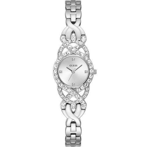 The Watch Boutique Guess Adorn Silver Dial Analog Watch