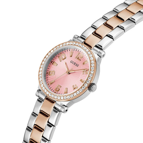 The Watch Boutique Guess Fawn Pink Dial Analog Watch