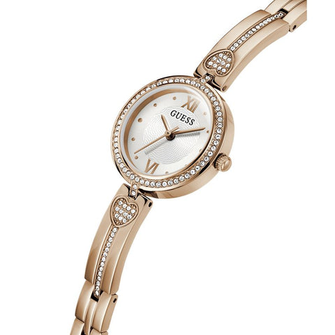 The Watch Boutique Guess Lovey White Dial Analog Watch