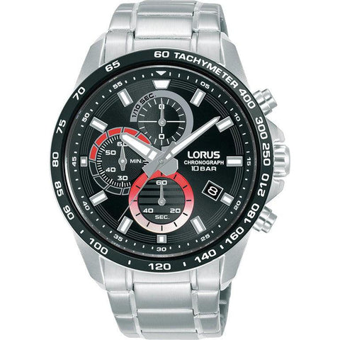 The Watch Boutique Lorus Gents Silver Chronograph Watch