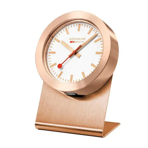 The Watch Boutique Mondaine Table Clock Copper 50mm