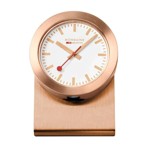 The Watch Boutique Mondaine Table Clock Copper 50mm