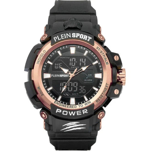 The Watch Boutique Plein Sport Combat Black Analog-Digital Watch 50mm