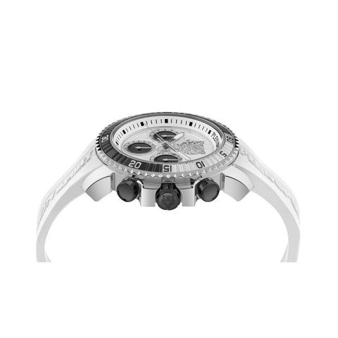 The Watch Boutique Plein Sport Herren White Chronograph Watch 45mm
