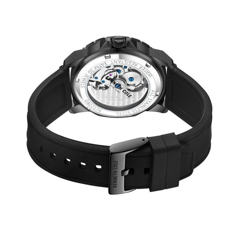The Watch Boutique Kenneth Cole Gents Silicone Mechanical Watch KCWGR2217401