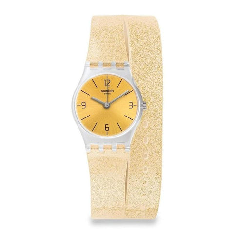 The Watch Boutique Swatch Originals Goldendescent Watch