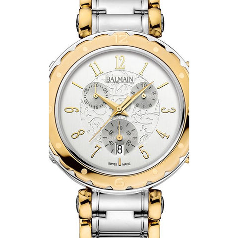 The Watch Boutique Balmain Balmainia Two-Tone Chronograph Watch B56323913