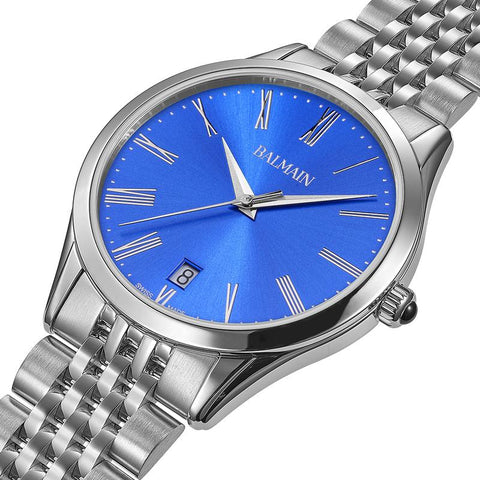 The Watch Boutique Balmain Classic R Gent Quartz Watch Blue Dial