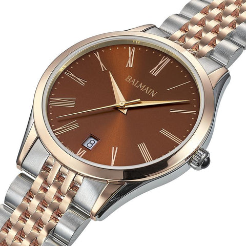 The Watch Boutique Balmain Classic R Gent Quartz Watch Brown Dial