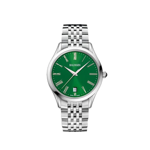 The Watch Boutique Balmain Classic R Gent Quartz Watch Green Dial
