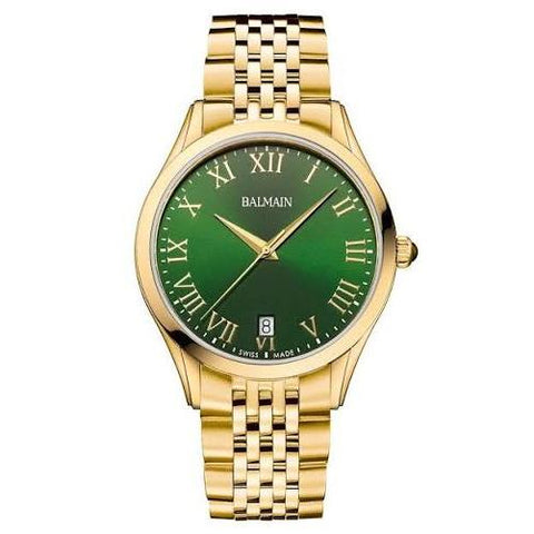 The Watch Boutique Balmain Classic R Gent Quartz Watch Green Dial