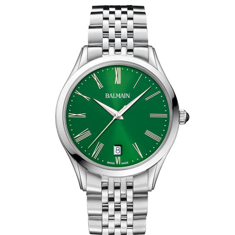 The Watch Boutique Balmain Classic R Gent Quartz Watch Green Dial