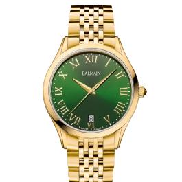 The Watch Boutique Balmain Classic R Gent Quartz Watch Green Dial