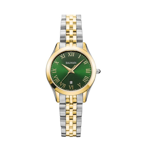 The Watch Boutique Balmain Classic R Mini Quartz Watch Green Dial