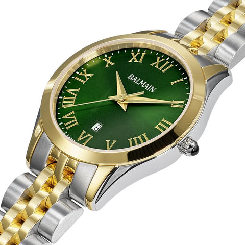 The Watch Boutique Balmain Classic R Mini Quartz Watch Green Dial