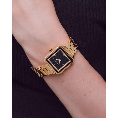The Watch Boutique Balmain Eirini Square Quartz Watch Black Dial