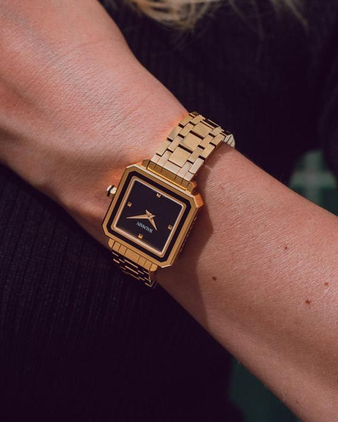 The Watch Boutique Balmain Eirini Square Quartz Watch Black Dial