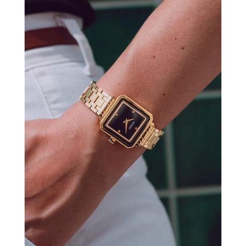 The Watch Boutique Balmain Eirini Square Quartz Watch Black Dial