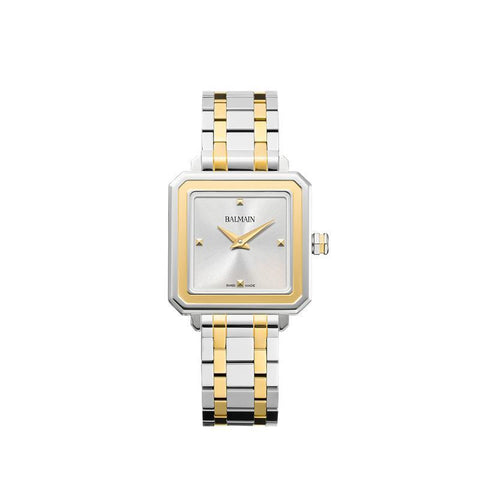 The Watch Boutique Balmain Eirini Square Quartz Watch Silver Dial