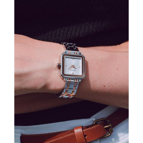 The Watch Boutique Balmain Eirini Square Quartz Watch Silver Dial