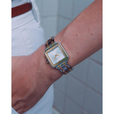The Watch Boutique Balmain Eirini Square Quartz Watch Silver Dial