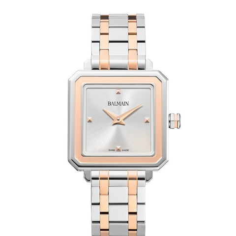 The Watch Boutique Balmain Eirini Square Quartz Watch Silver Dial