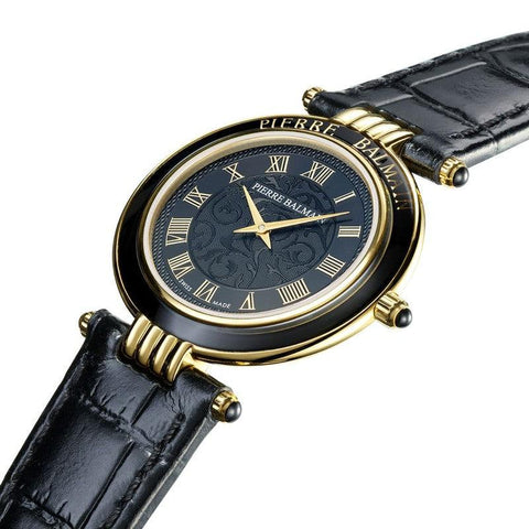 The Watch Boutique Balmain Haute Elegance Leather Strap Watch B81373212