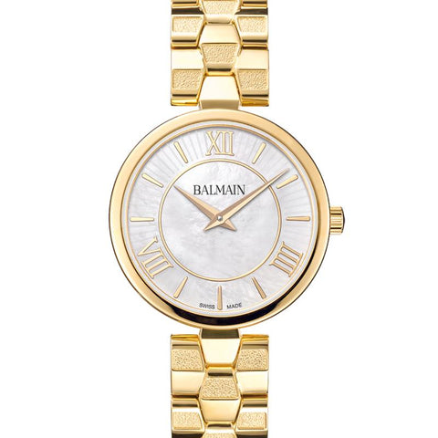 Balmain Sedirea Women's 31mm Mother of Pearl Dial Steel Watch