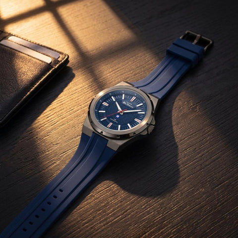 The Watch Boutique Ben Sherman Men's Blue Silicone Strap Blue Dial Watch