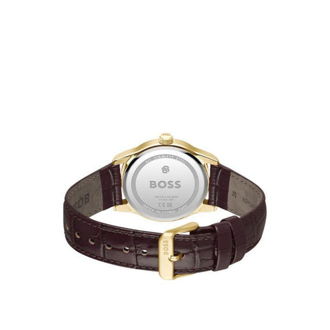 The Watch Boutique Boss Langford Silver-White-Dial Men's Watch