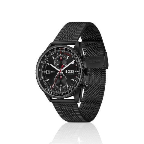 The Watch Boutique Boss Skytraveller Pro Men's Watch with Sapphire Crystal