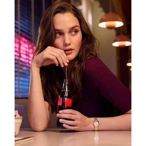 The Watch Boutique Bulova Ladies' Surveyor Gold-Tone Stainless Steel Watch