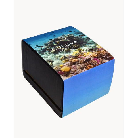 The Watch Boutique Bulova Snorkel Blue Dial HNBR Rubber Dive Watch