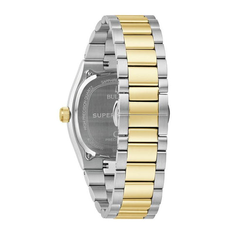 The Watch Boutique Bulova Super Seville Two-Tone Stainless Steel Quartz Men's Watch