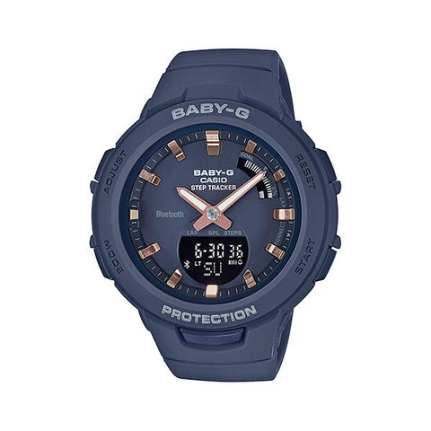 The Watch Boutique CASIO BABY-G WOMENS 100M BLUETOOTH FITNESS - BSA-B100-2ADR Default Title
