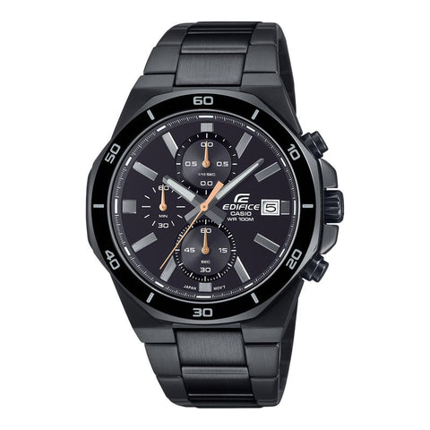 The Watch Boutique CASIO EDIFICE CHRONOGRAPH MENS 100M - EFV-640DC-1AVUDF