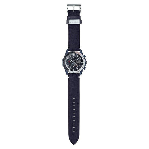 The Watch Boutique CASIO EDIFICE MENS 100M ALPHATAURI F1 - CARBON BLUETOOTH SAPPHIRE SOLAR - EQB-1000AT-1ADR