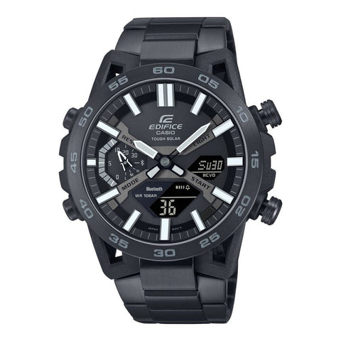 The Watch Boutique CASIO EDIFICE MENS 100M BLUETOOTH SOLAR - ECB-2000DC-1BDF