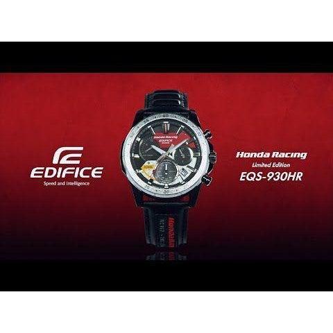 The Watch Boutique CASIO EDIFICE MENS 100M HONDA RACING SOLAR - EQS-930HR-1ADR