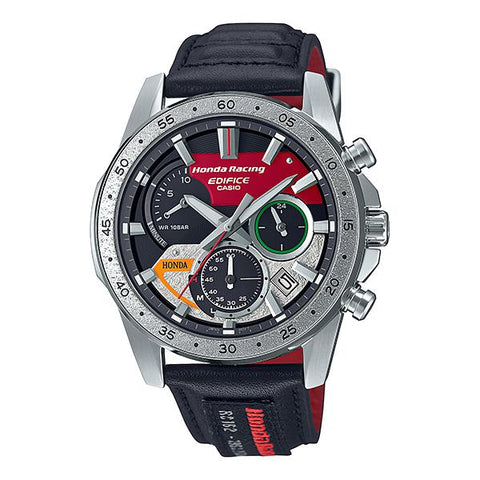 The Watch Boutique CASIO EDIFICE MENS 100M HONDA RACING SOLAR - EQS-930HR-1ADR Default Title