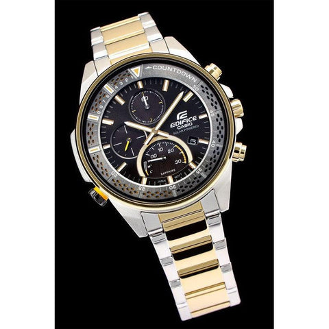The Watch Boutique CASIO EDIFICE MENS 100M SAPPHIRE SOLAR - EFS-S590SG-1AVUDF