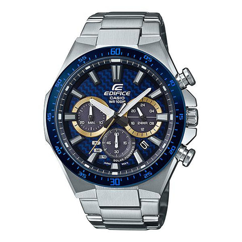 The Watch Boutique CASIO EDIFICE MENS 100M SOLAR POWERED - EQS-800BCD-2AVUDF Default Title