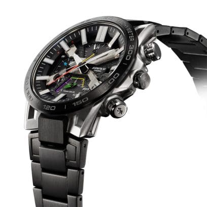 The Watch Boutique CASIO EDIFICE SOSPENSIONE MENS 100M BLUETOOTH SOLAR - EQB-2000DC-1ADR