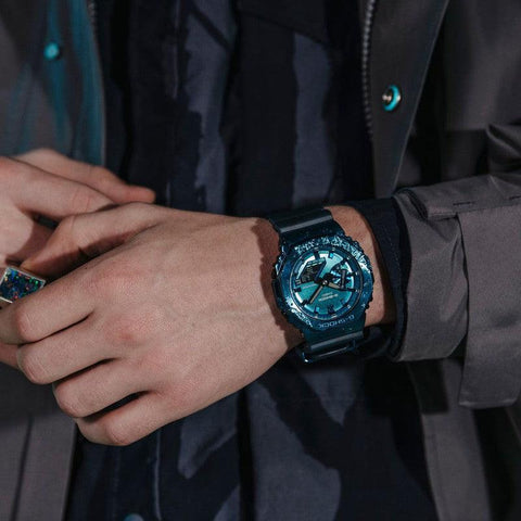 The Watch Boutique CASIO G-SHOCK 40TH ANNIVERSARY ADVENTURER'S STONE SERIES G-STEEL MENS 200M STANDARD - GM-2140GEM-2ADR