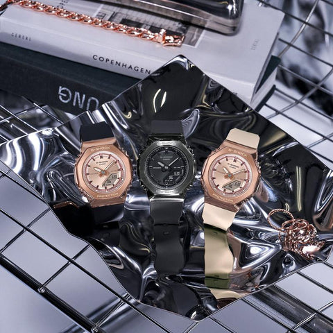 The Watch Boutique CASIO G-SHOCK ANALOG-DIGITAL WOMENS - GM-S2110PG-4ADR
