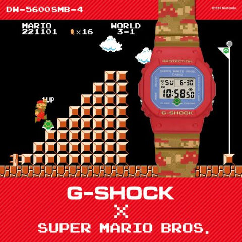 The Watch Boutique CASIO G-SHOCK DIGITAL SUPER MARIO BROS - DW-5600SMB-4DR