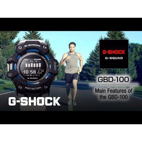 The Watch Boutique CASIO G-SHOCK MENS 200M BLUETOOTH SPORTS - GBD-100SM-1DR