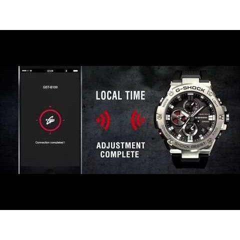The Watch Boutique CASIO G-SHOCK MENS 200M G-STEEL - GST-B100B-1A3DR