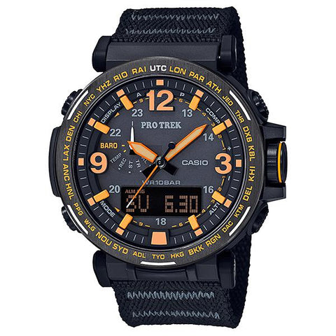 The Watch Boutique CASIO PROTREK MENS 100M TRIPLE SENSOR - PRG-600YB-1DR Default Title
